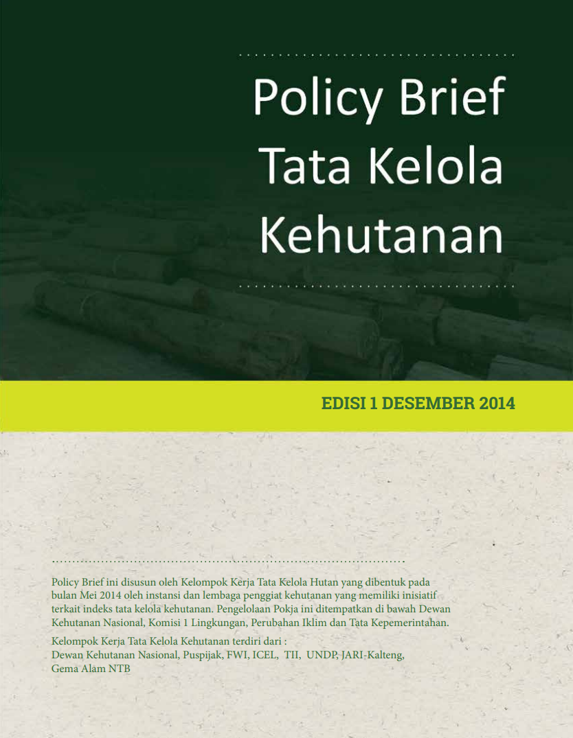 Policy Brief Tata Kelola Hutan