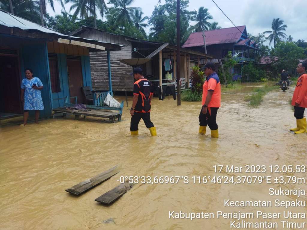 Banjir di wilayah sepaku