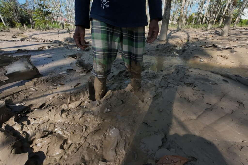Banjir lumput pekat di tapin selatan